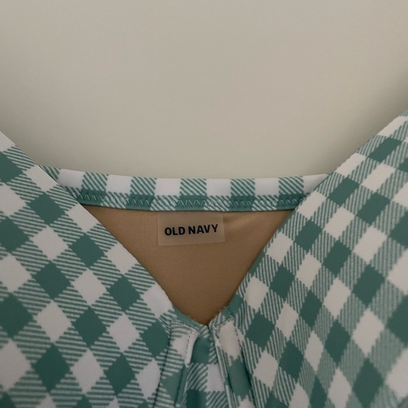 Old Navy Gingham Print One Piece Swimsuit 4X - Picture 4 of 8
